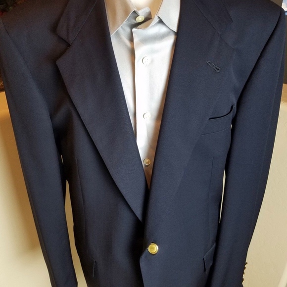 Hart Schaffner Marx Gold Trumpeter Blazer Navy - Picture 4 of 8